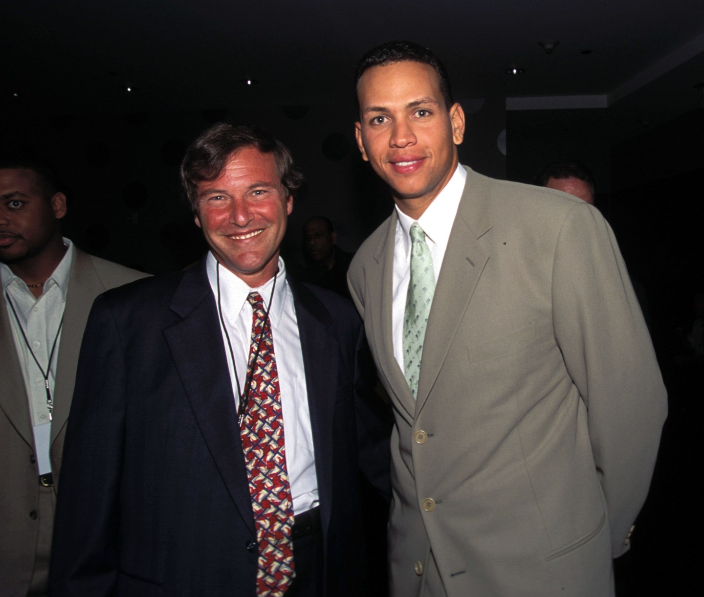 9 July 2001: Leigh Steinberg & Alex Rodriguez at the Assante Sports All-Star Party 2001 Hosted by Jeffrey Moorad in Seattle, Washington.Mandatory Credit: Mitchell Haddad/Wireimage/Icon SMI