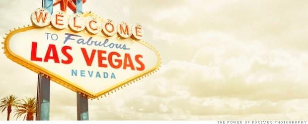 Vintage Welcome to Fabulous Las Vegas Sign Panoramic