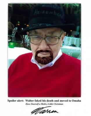 Warren Buffett's 'Meth-y' Christmas card