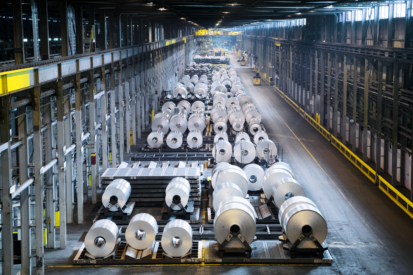 ALCOA DAVENPORT WORKS IN IOWA. ALUMINUM.