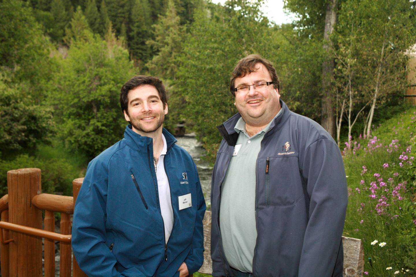 LinkedIn's Jeff Weiner and Reid Hoffman