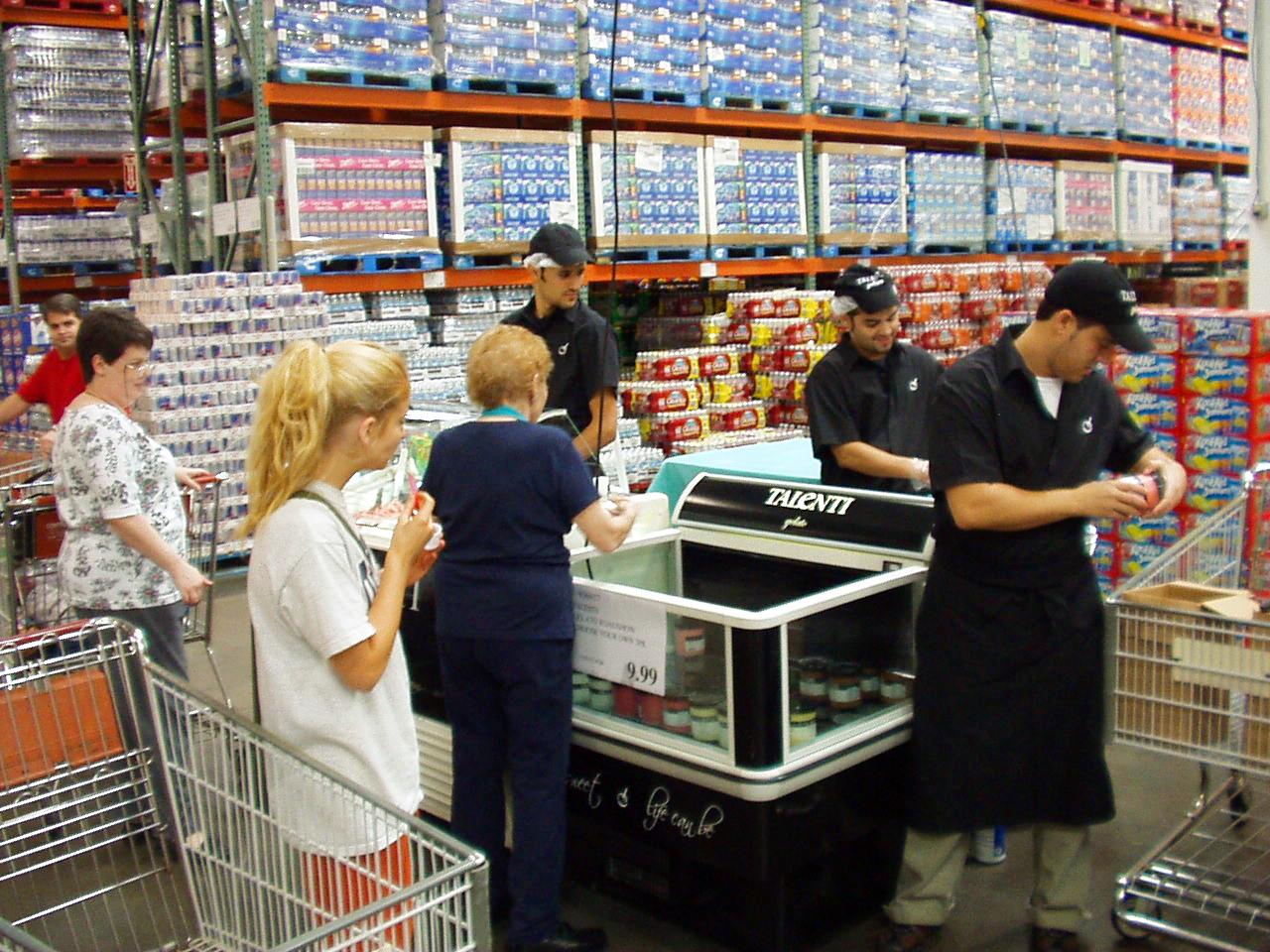 Talenti Gelato at a Costco Road Show in 2005