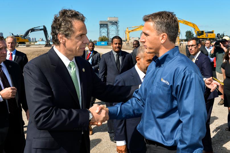 Gov. Andrew Cuomo, Lyndon Rive