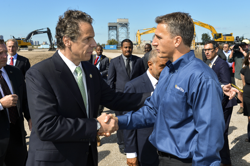 Gov. Andrew Cuomo, Lyndon Rive