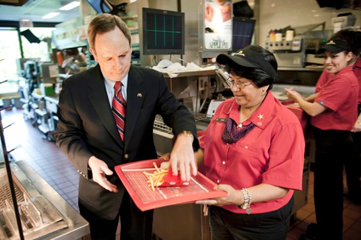 former McDonalds CEO Jim Skinnner