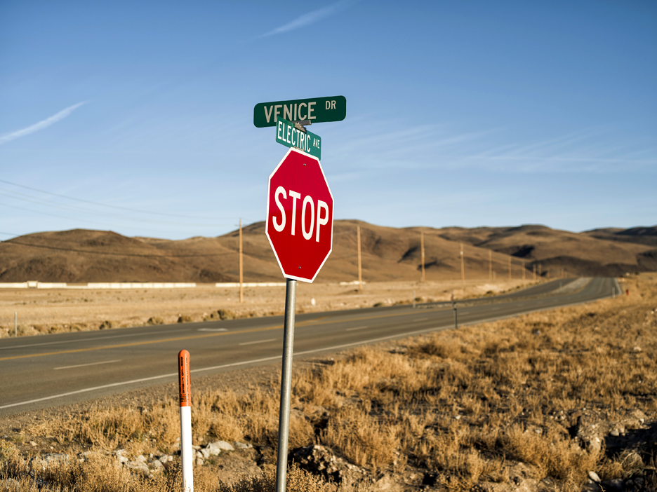 Tesla's "gigafactory" outside Reno