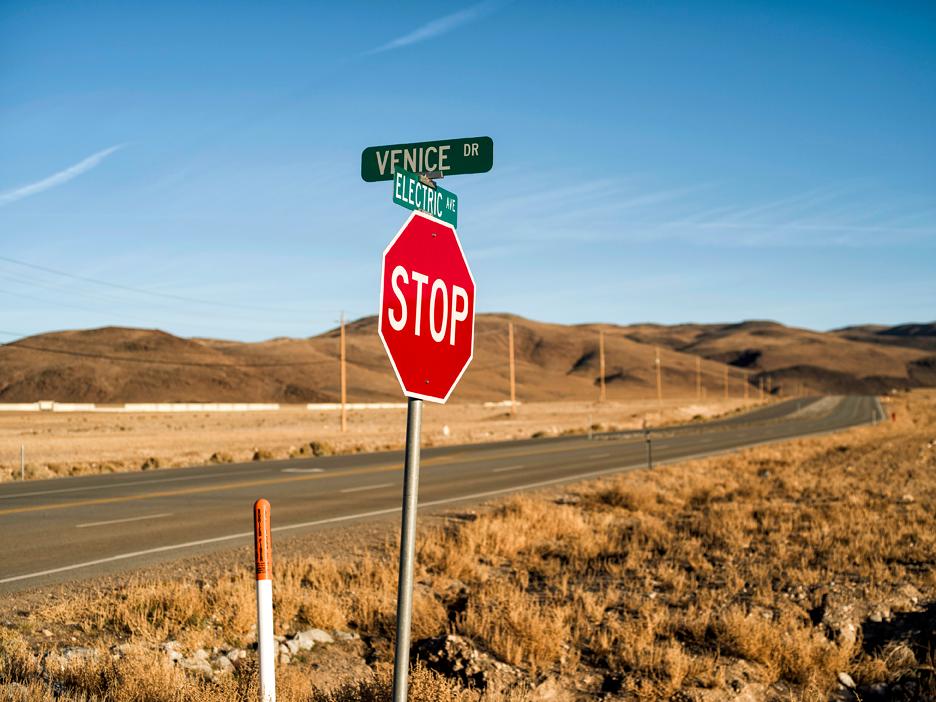 Tesla's "gigafactory" outside Reno