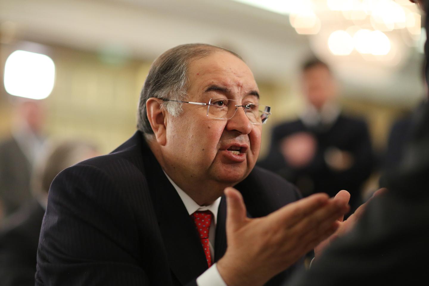 Russia's President Vladimir Putin And Russian Billionaires At Russia Business Week Conference