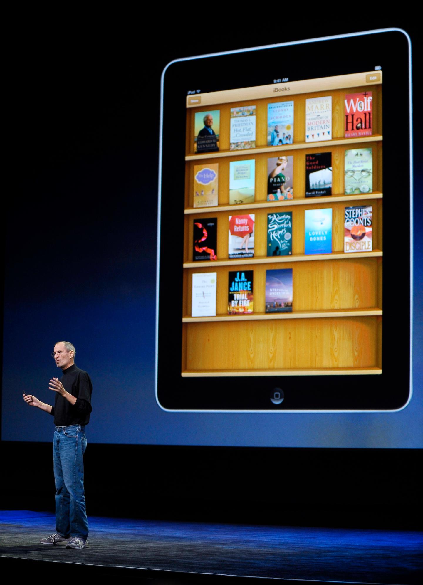 steve jobs, apple, ipad ibooks