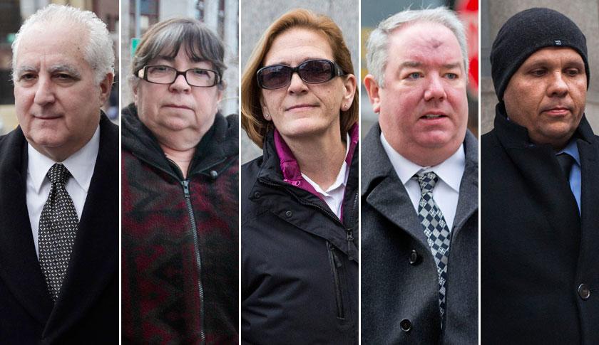 Daniel Bonventre, left, Annette Bongiorno, JoAnn Crupi, Jerome O'Hara and George Perez.