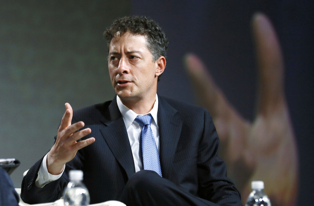 Jeff Smith, CEO of Starboard Value, L.P., speaks at a panel discussion at the SALT conference in Las Vegas