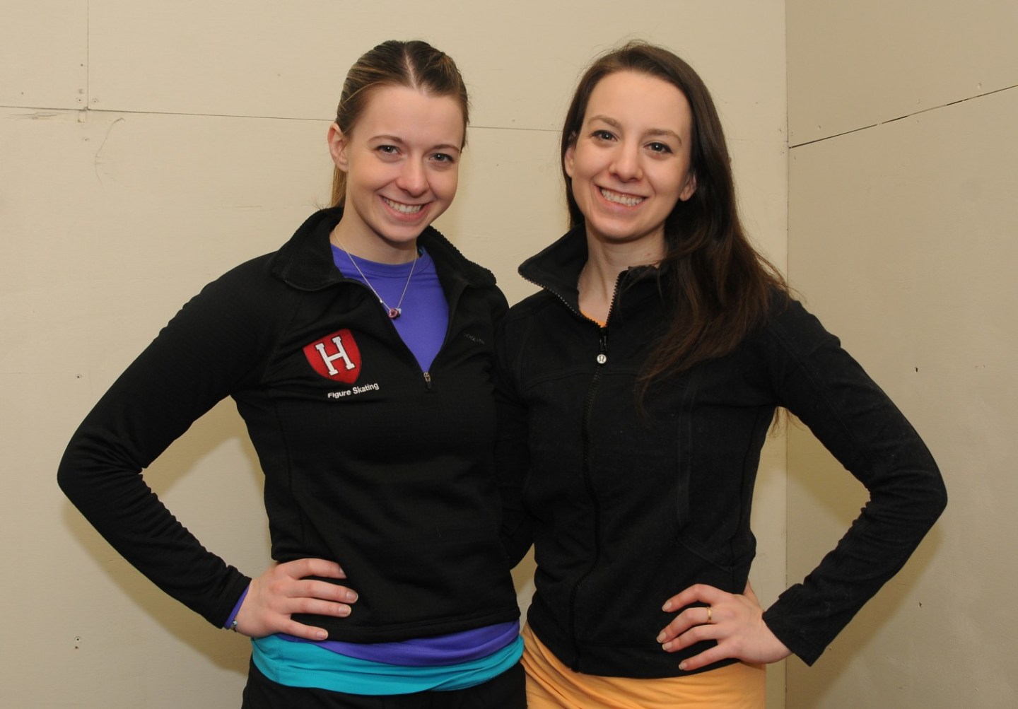 Sarah and Emily Hughes at Great Neck