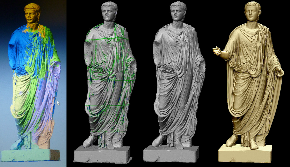 Direct Dimensions 3D scan Caligula statue