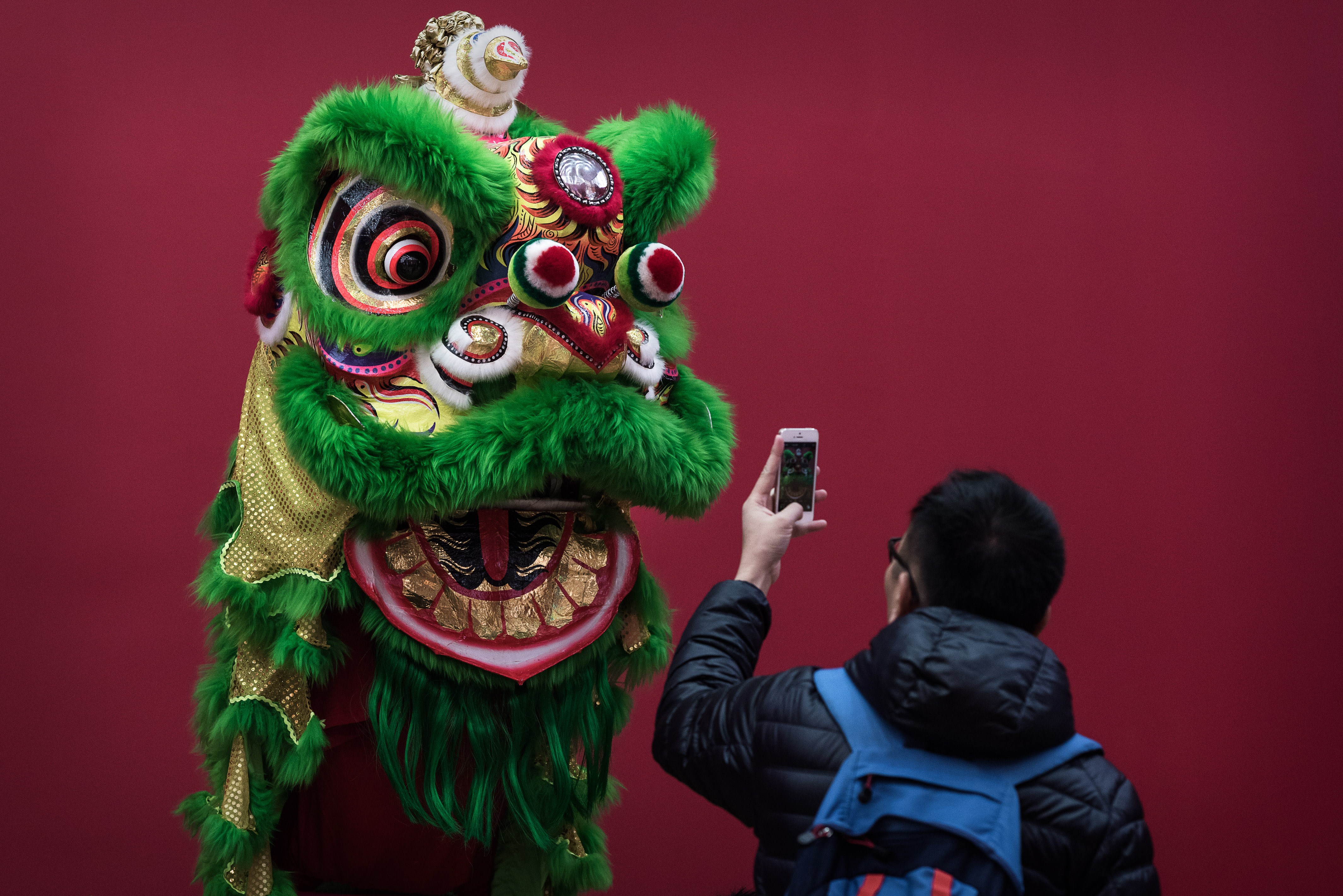 fortune lion dance toy