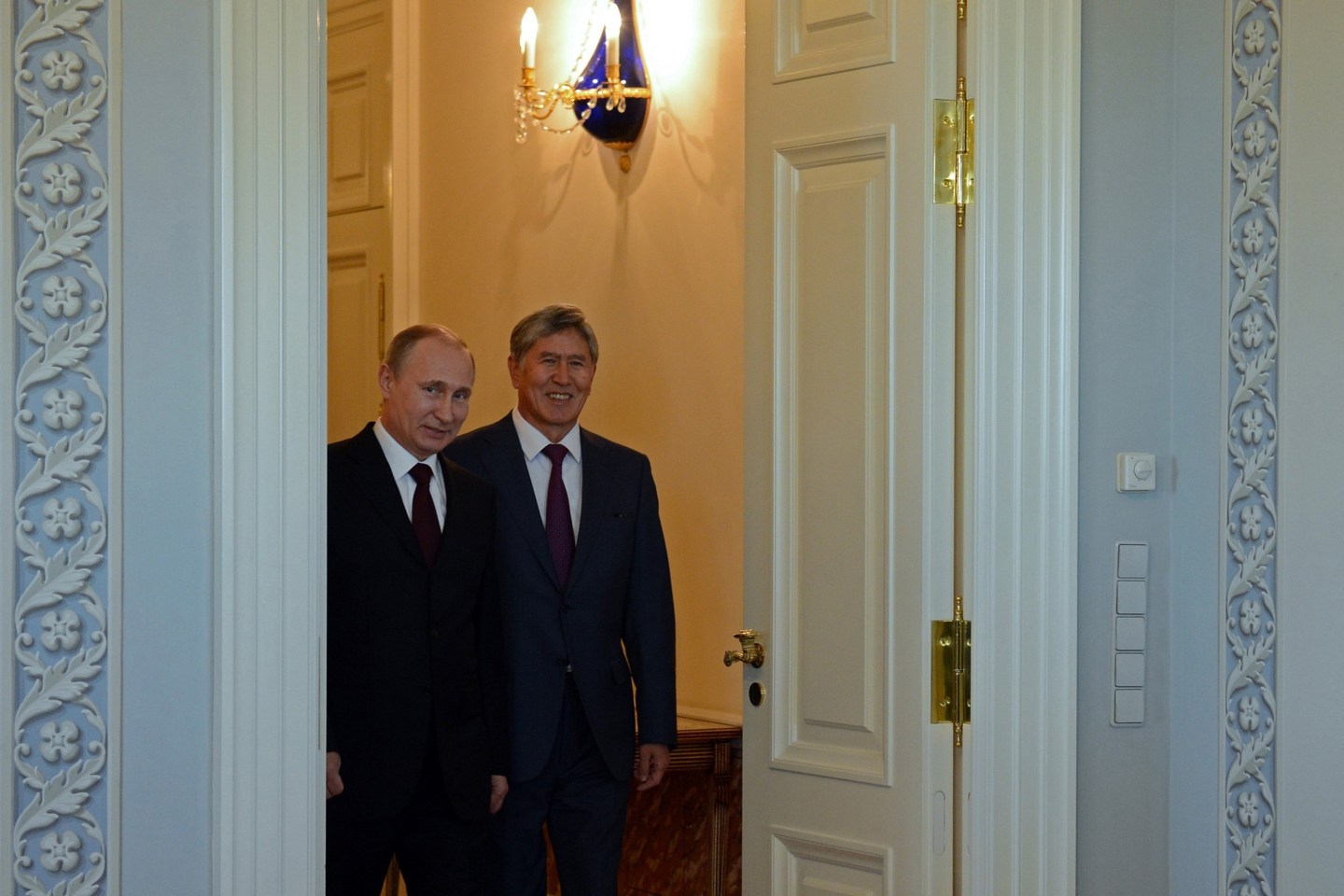 Vladimir Putin - Almazbek Atambayev in Saint Petersburg