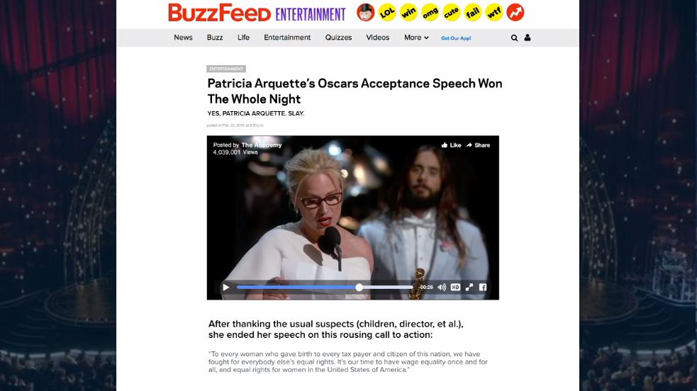 Facebook embedded video Buzzfeed