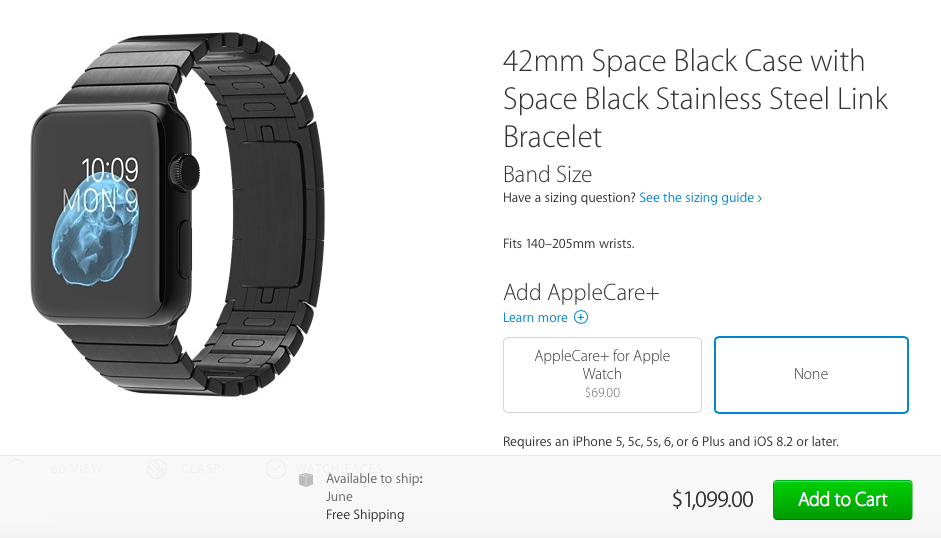 Apple Watch (nearly) sold out in 30 