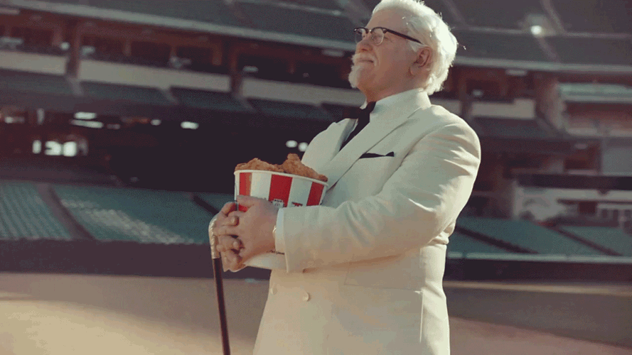 NEW Colonel Sanders KFC gif