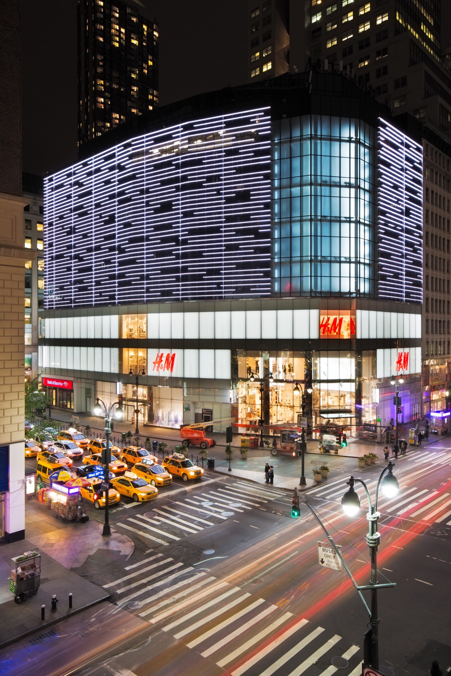 H&M at it's new Herald Square flagship location in New York.