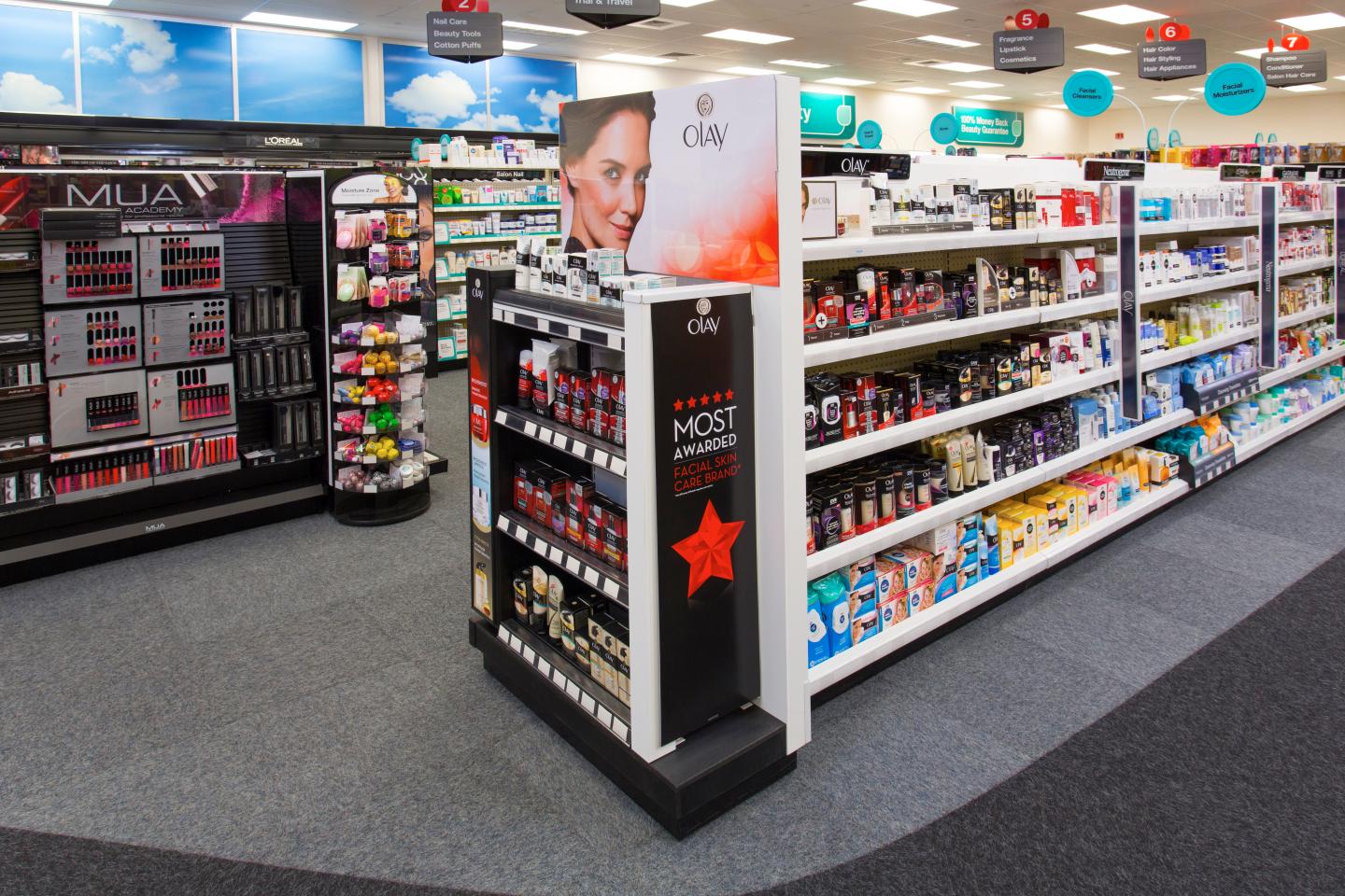 Beauty--Wide Angle Aisle Shot