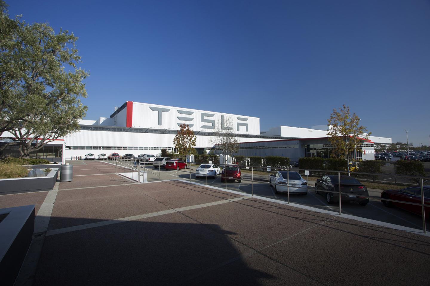 Tesla Motor Co's Plant exterior Fremont