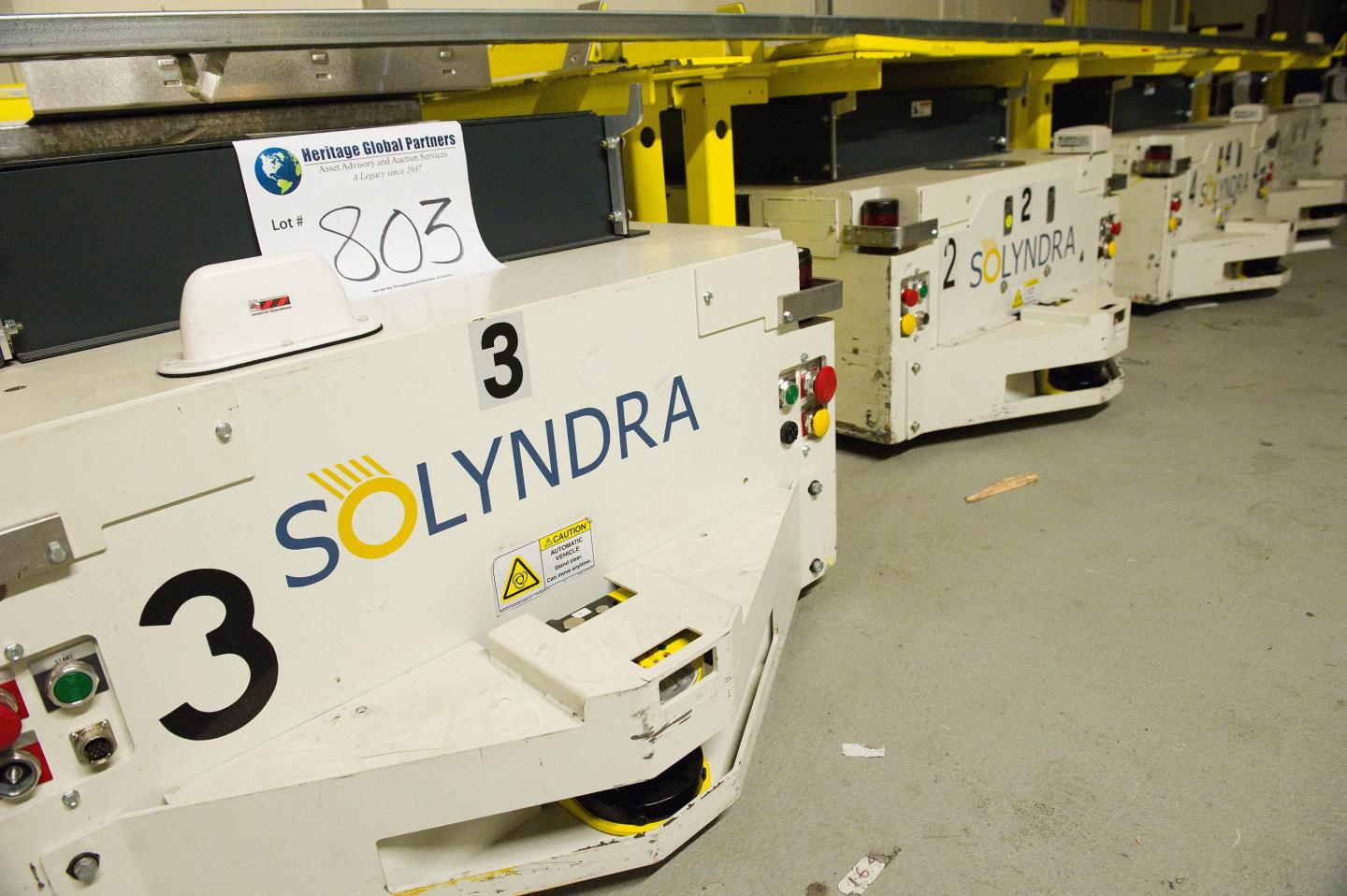Solyndra LLC Surplus Asset Auction