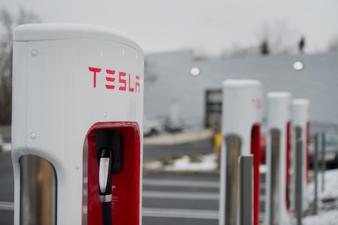 A Tesla Motors Inc. Gallery And Service Center As Stock Rebounds