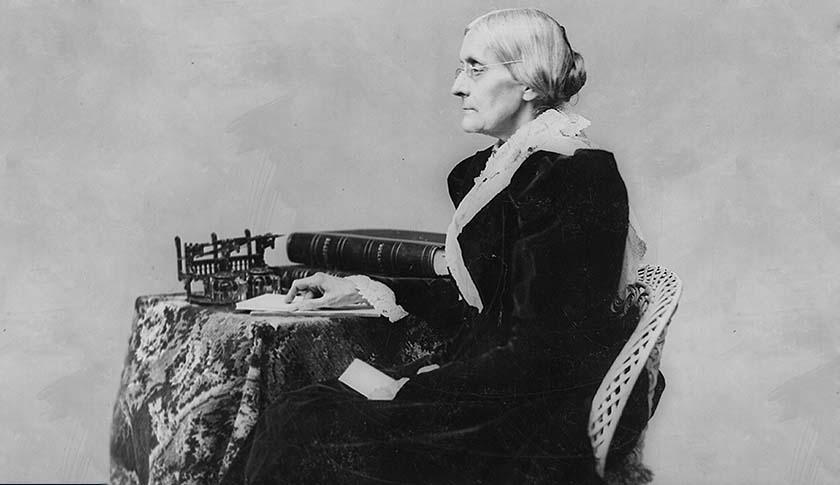 Suffragist Susan B. Anthony