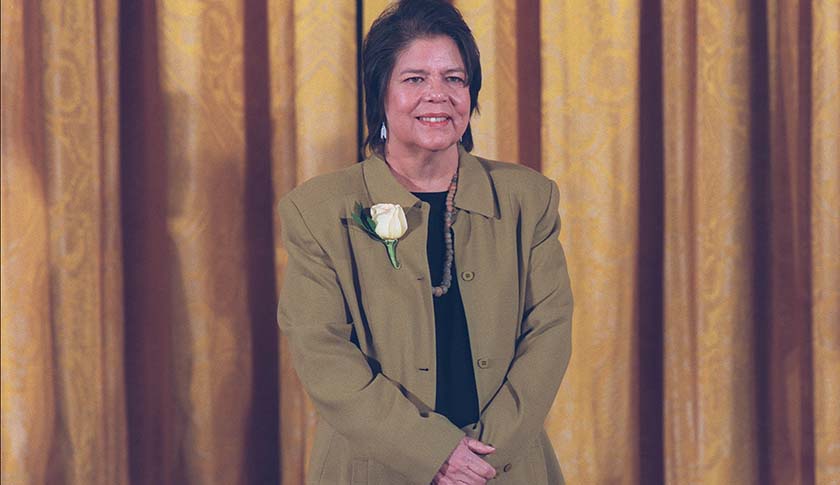 Wilma Mankiller Receives Medal Of Freedom At White House