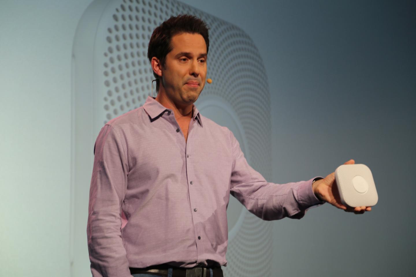 Nest's connected smoke alarm, the Nest Protect