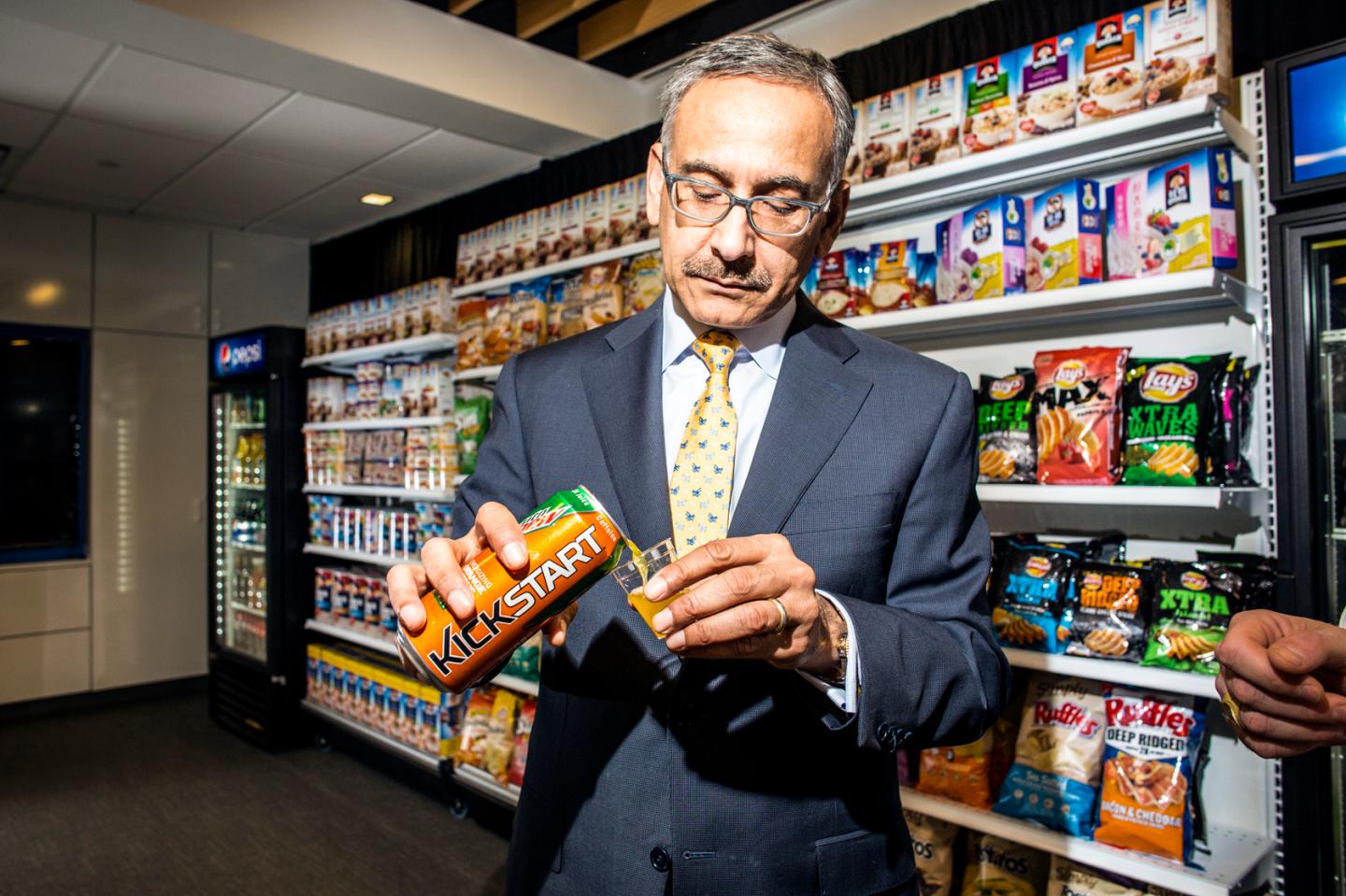 Mehmood Kahn at Pepsico headquarters. April 2015