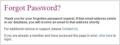 Ashley Madison - valid password reset