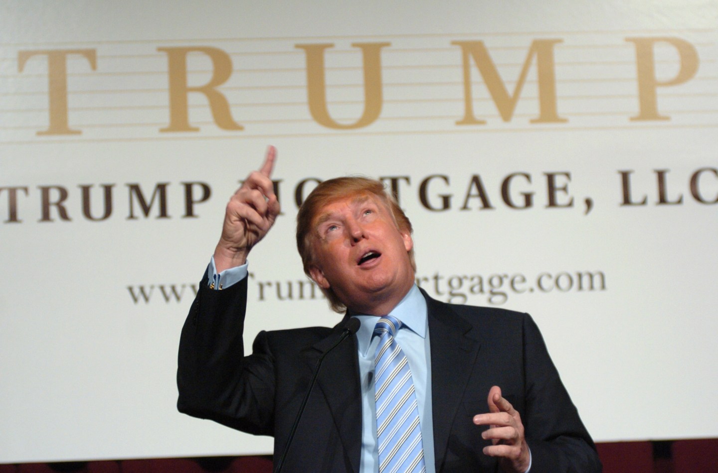 Donald Trump New York City Press Launch For Latest Venture Trump Mortgage LLC