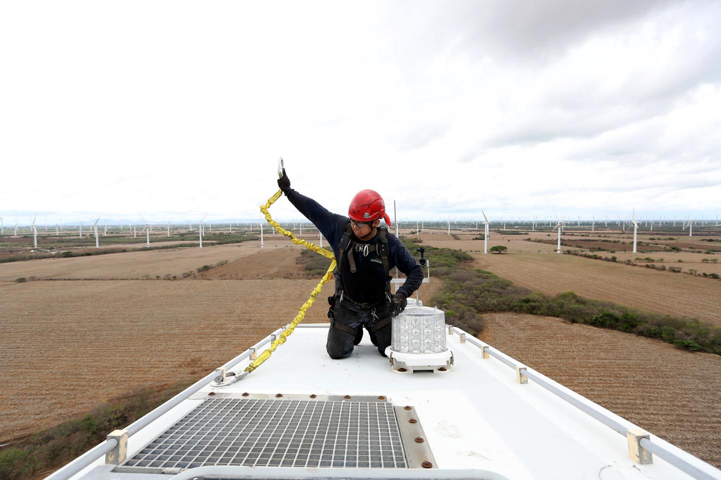 Operations At A Comision Federal de Electricidad Wind Farm