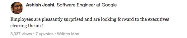 quora google surprised