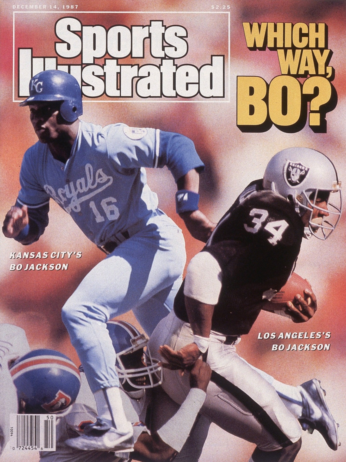 Which Way Bo? Bo Jackson of Kansas City Royals and Los Angeles Raiders