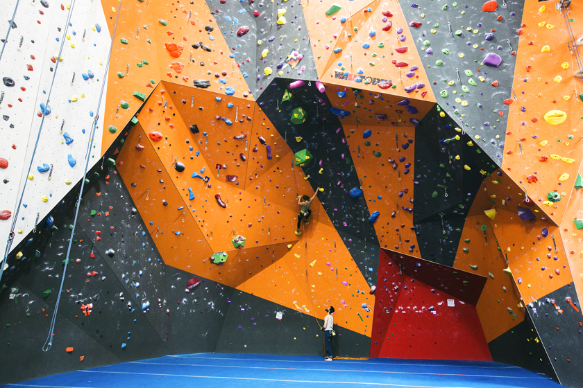 Indoor rock climbing has a new corporate giant The Cliffs at LIC Fortune