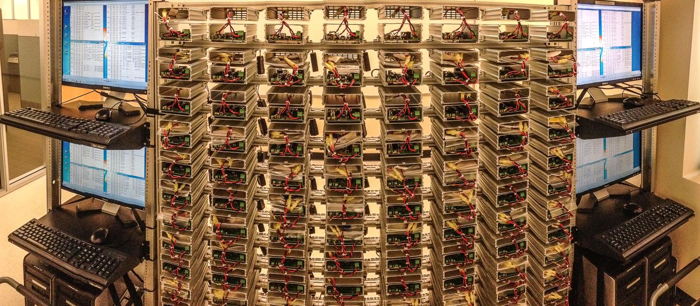 Startup Qnovo's battery testing equipment.