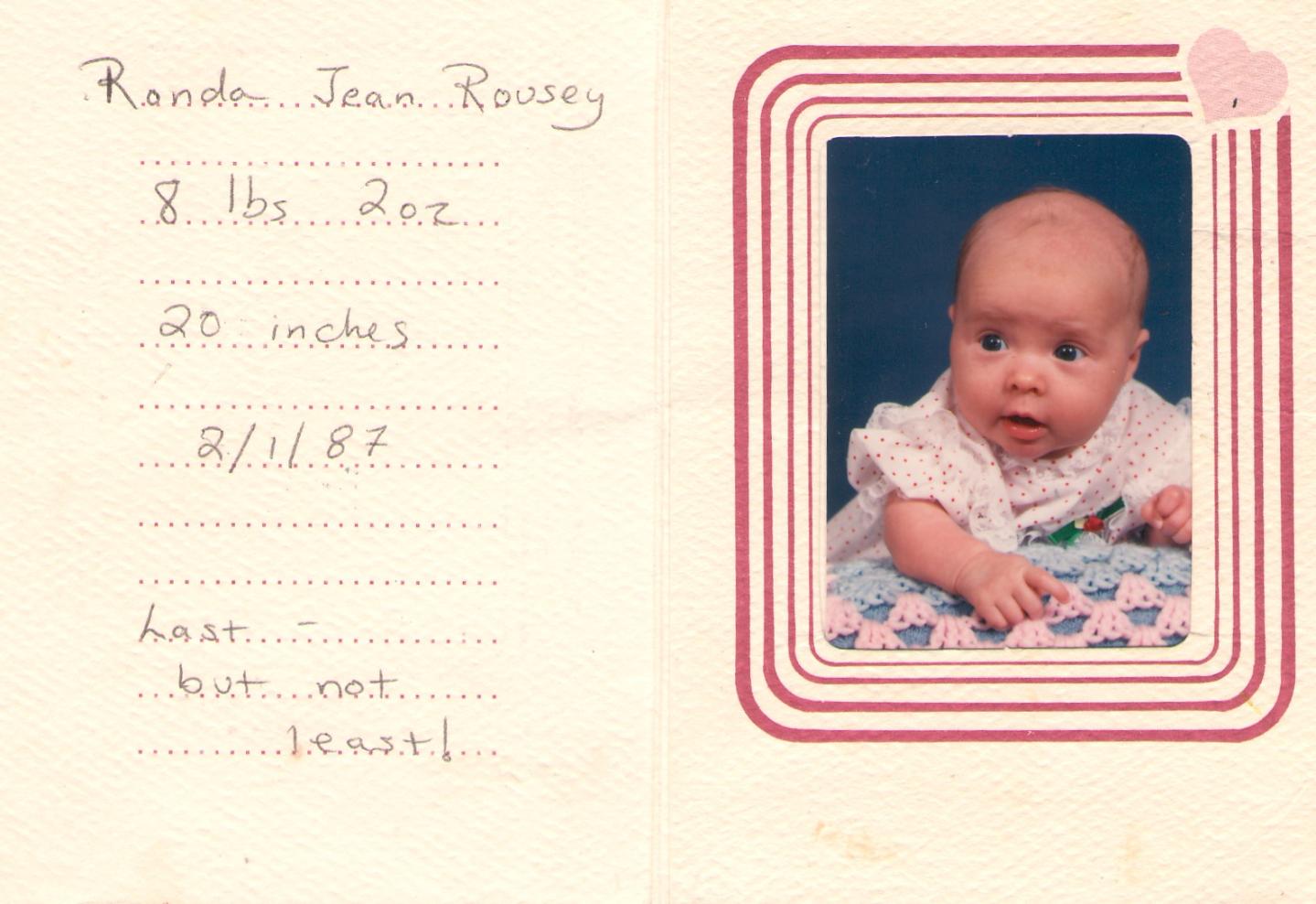 Ronda Baby Pic
