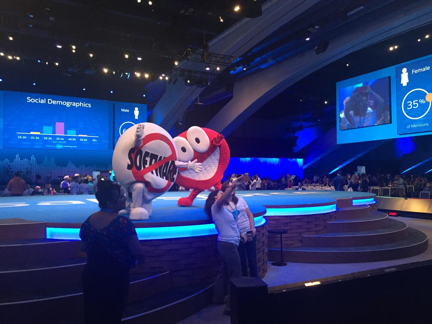 Salesforce mascots