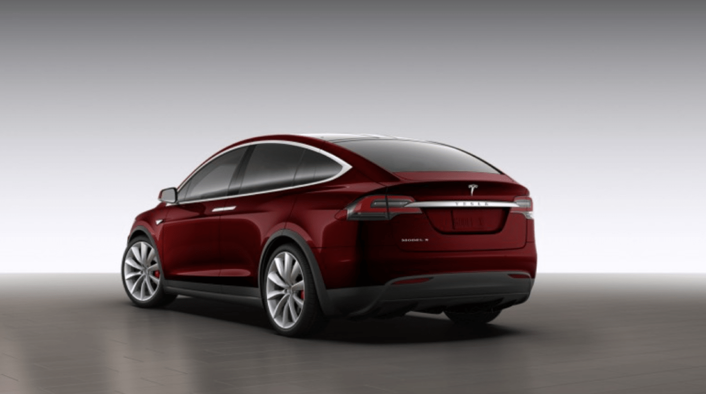 Tesla' Model X.