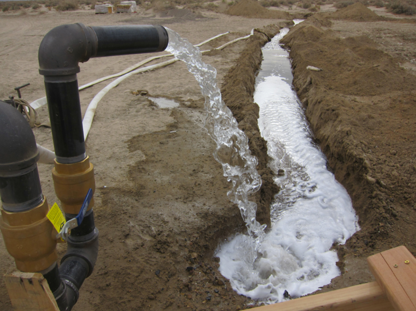 The Clayton Valley, "Nevada Lithium Brine Project," a lithium-rich region in Nevada, which is under development by Pure Energy Minerals.