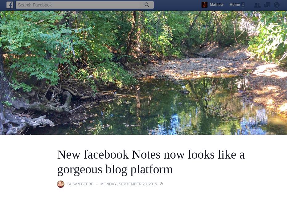 Facebook Notes