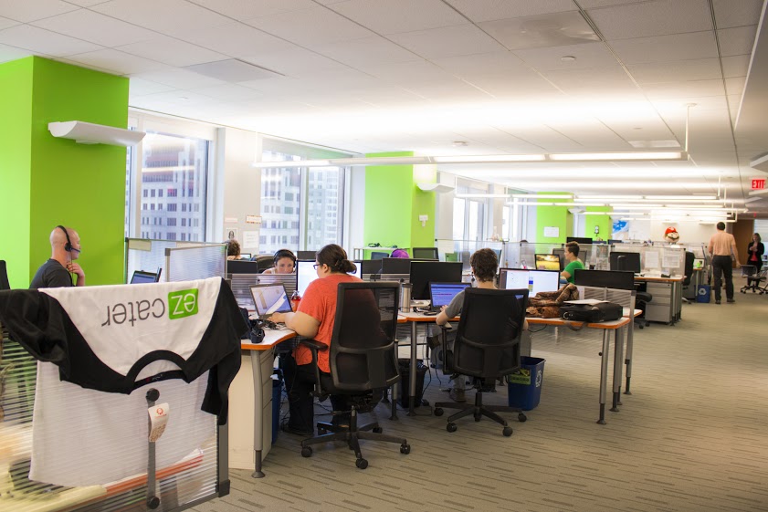 EzCater's Boston office.