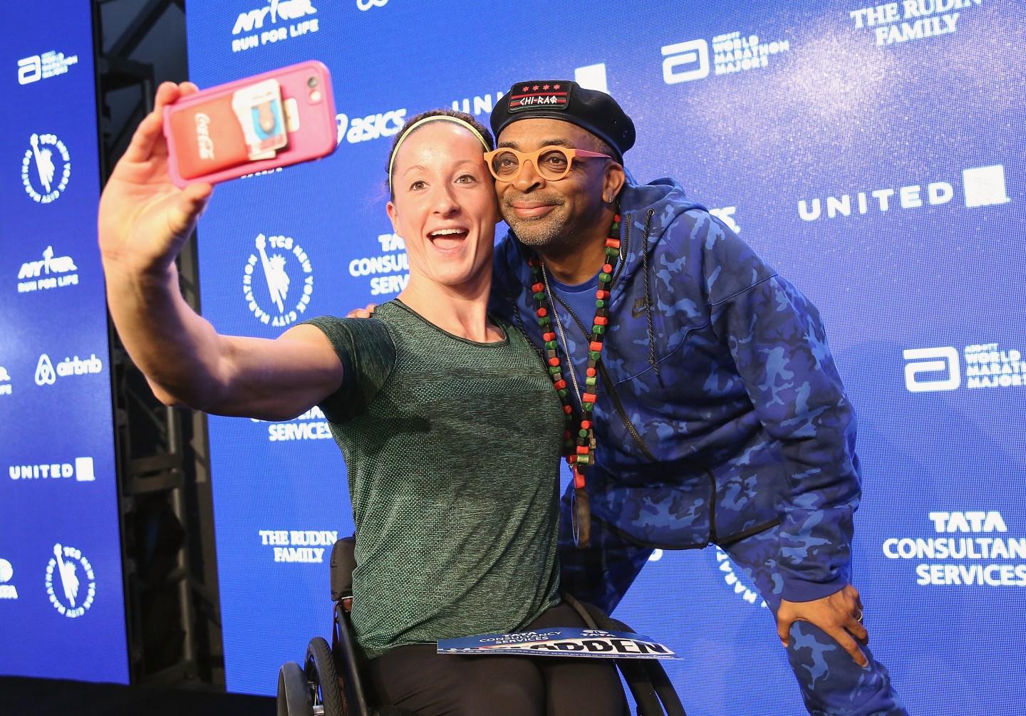 2015 TCS New York City Marathon - Opening Press Conference & Blue Line Painting Ceremony