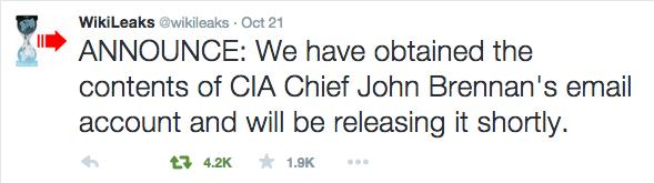 WikiLeaks CIA screenshot 2015