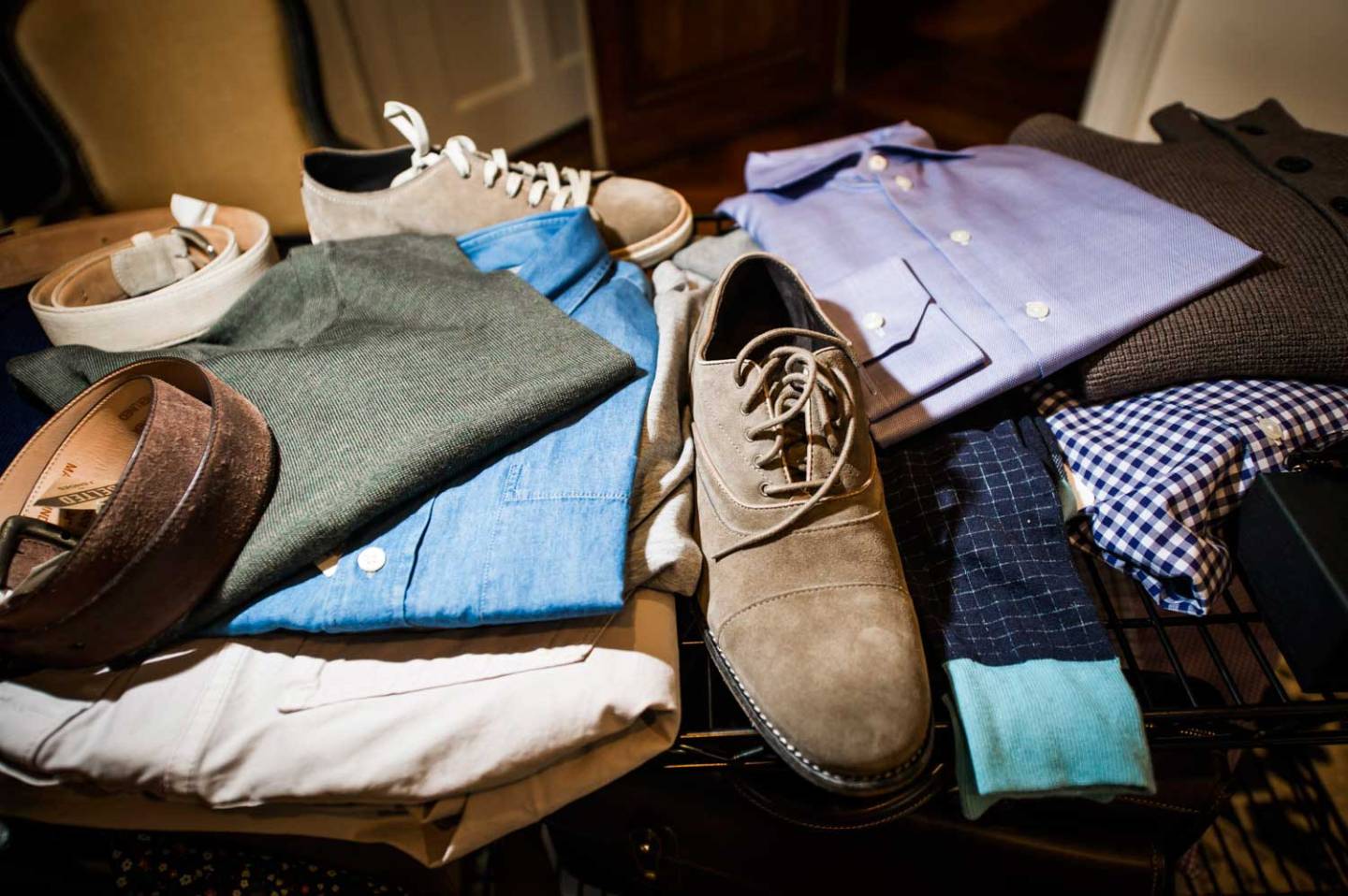 Trunk Club stylists choose clothes to match each customer's fit and taste.