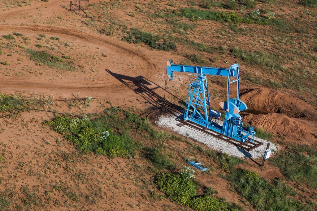 oil rig Waggoner Texas