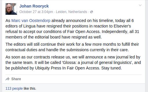 Elsevier mutiny