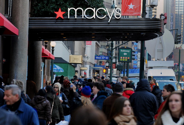 Shoppers At Macy's Flagship Store